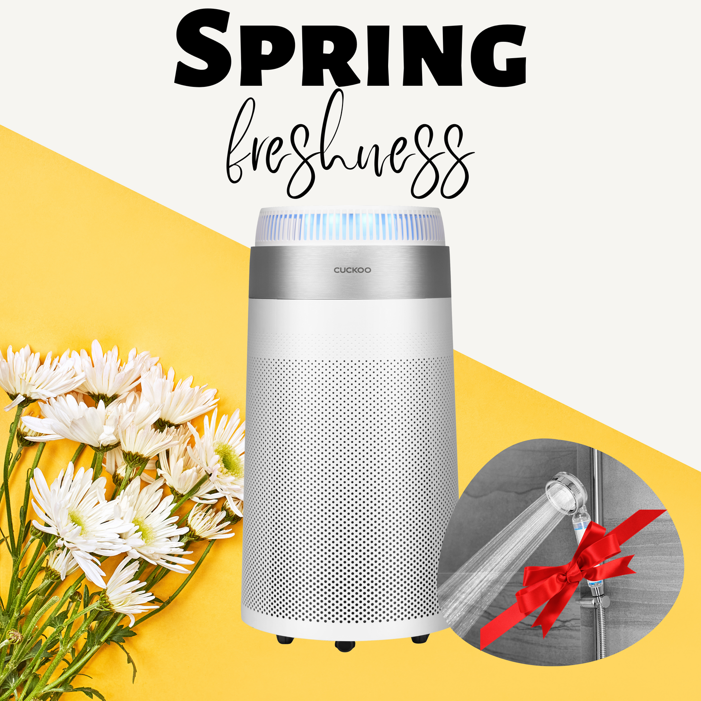 CUCKOO H14 True HEPA Large Room Air Purifier (CAC-D2020FW)