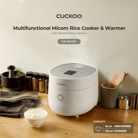 6-Cup Micom Rice Cooker (CR-0675F) - CUCKOO AUSTRALIA