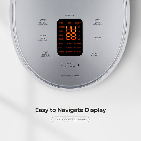 6-Cup Micom Rice Cooker (CR-0675F) - CUCKOO AUSTRALIA