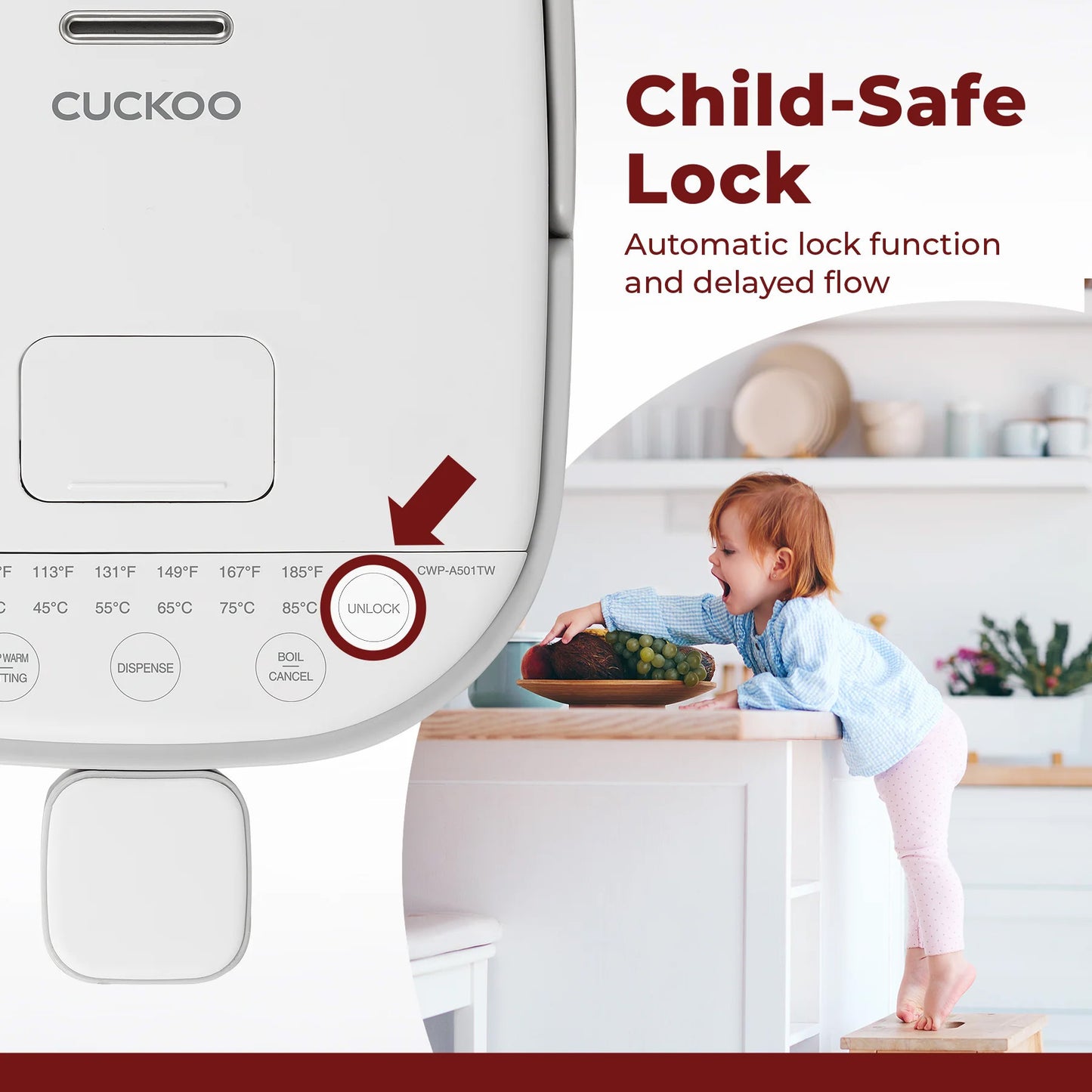 Refurbished_CUCKOO Automatic Hot Water Dispenser & Warmer (CWP-A501TW) - CUCKOO AUSTRALIA