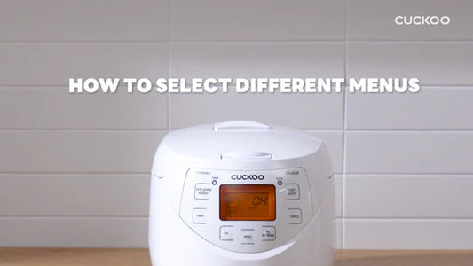 How to Select Different Menus
