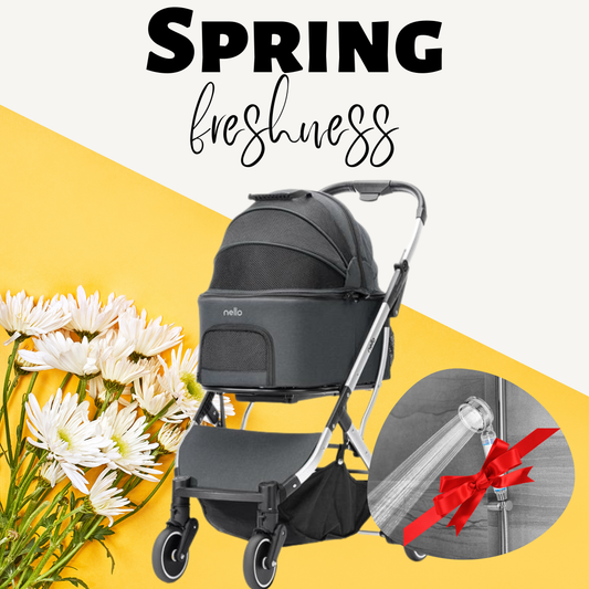 NELLO One Touch Folding Pet Stroller (NSR-CA04AT)
