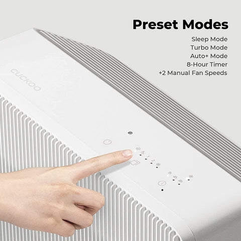 3-Stage Filtration H13 True Hepa Air Purifier, Carbon Filters 99.97% (CAC-R1510FW) - CUCKOO AUSTRALIA