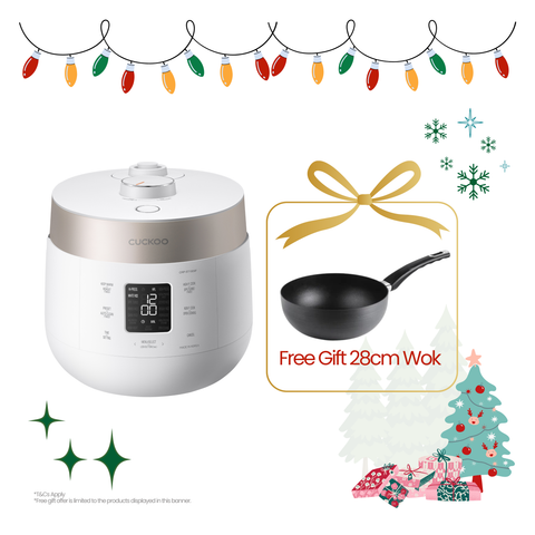 CUCKOO 6-Cup HP Twin Pressure Rice Cooker (CRP-ST0609F)