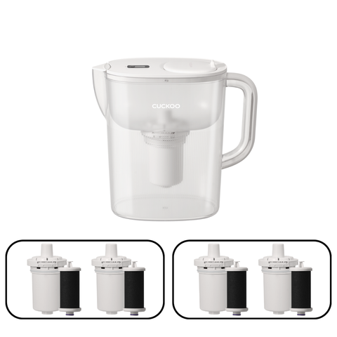 CUCKOO Water Purifier Jug 1-Year Value Pack (Jug + 2 Filters)