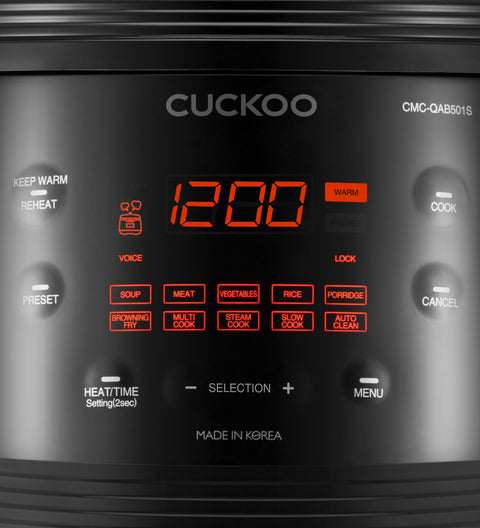 CUCKOO 5-Litre Standard Multi-Pressure Cooker (CMC-QAB501S)