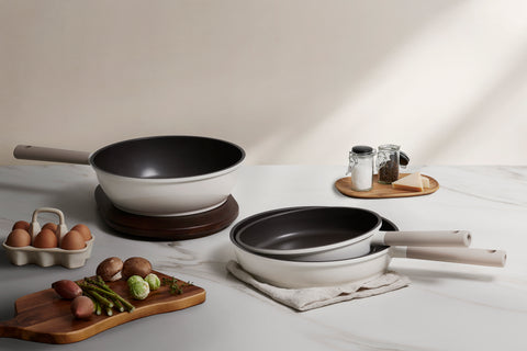 CUCKOO Non-Stick Induction Frypan & Wok Set (3PC) - CUCKOO AUSTRALIA