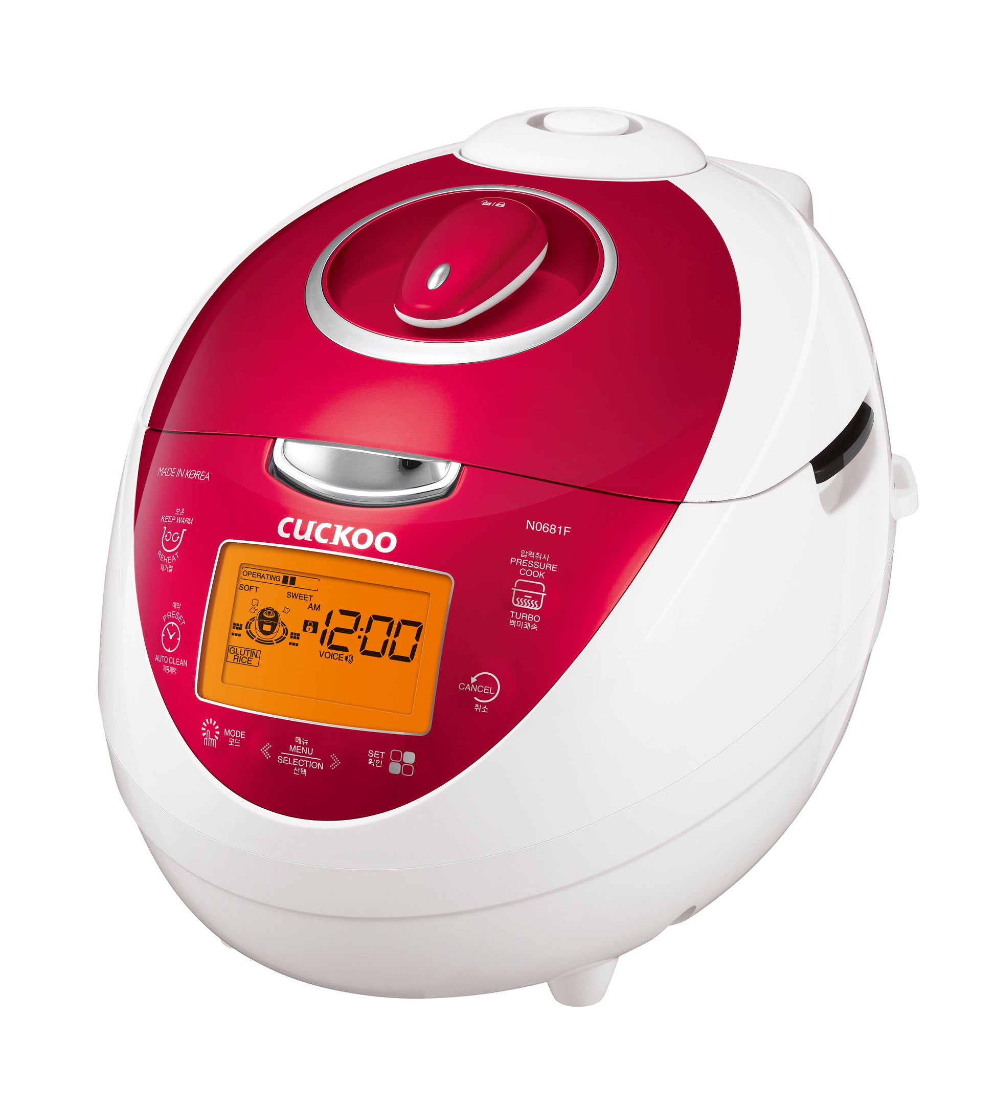 CUCKOO 6-Cup HP Pressure Rice Cooker (CRP-N0681F) - CUCKOO AUSTRALIA