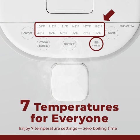 Refurbished_CUCKOO Automatic Hot Water Dispenser & Warmer (CWP-A501TW) - CUCKOO AUSTRALIA