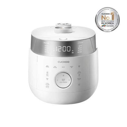 CUCKOO CRP-LHTR0609F 6-cup IH Twin Pressure rice cooker in white