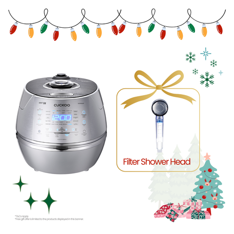 CUCKOO 6-Cup IH Pressure Rice Cooker (CRP-DHSR0609F)