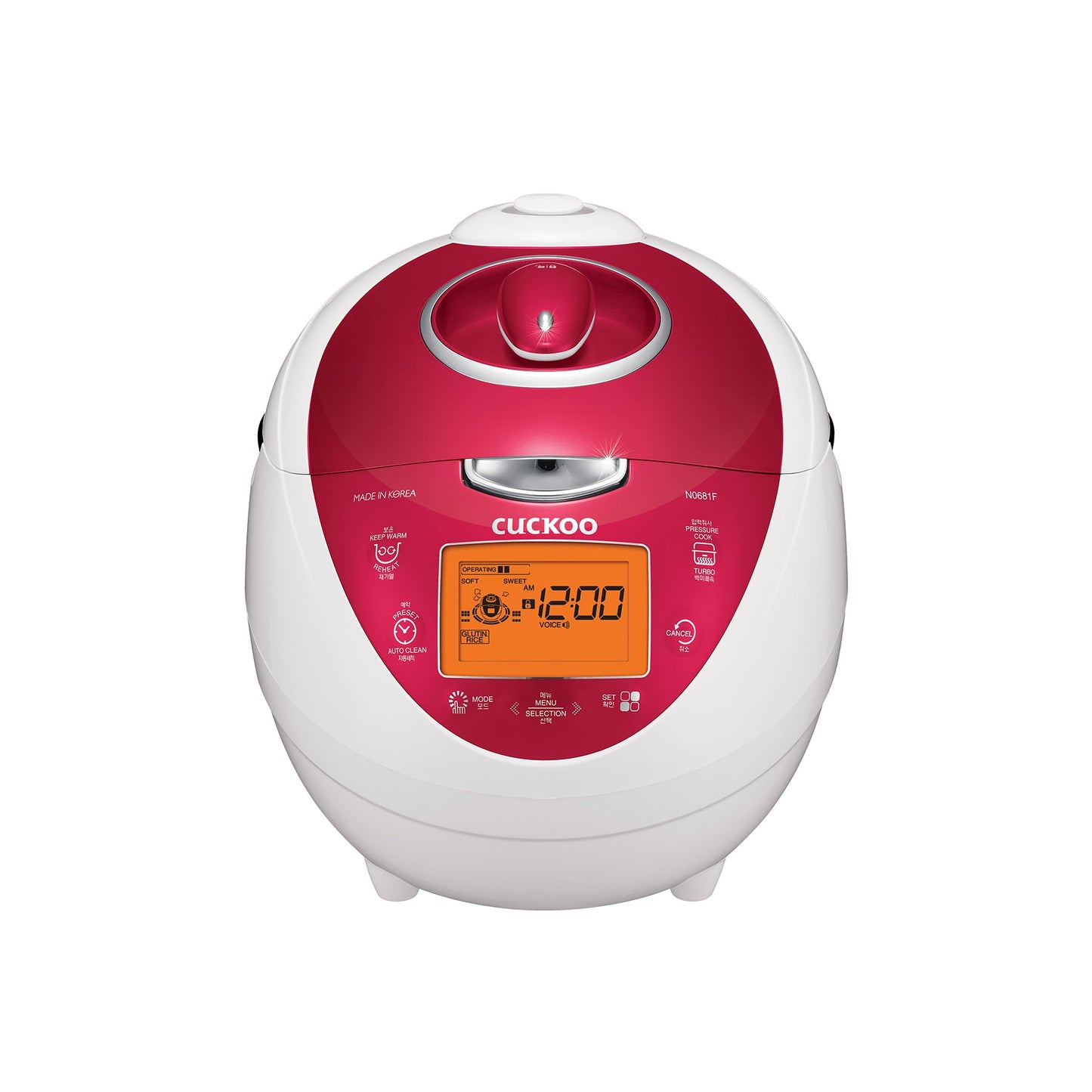 CUCKOO 6-Cup HP Pressure Rice Cooker (CRP-N0681F) - REFURBISHED - CUCKOO AUSTRALIA